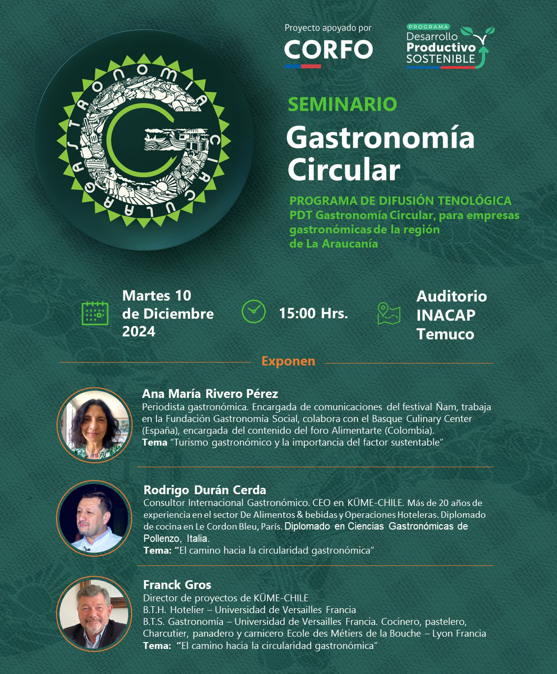 Flyer promocional Seminario Sustentabilidad - V2